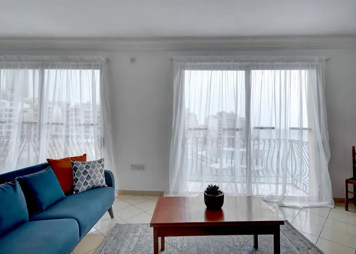 アパート Unique Seaview And Penthouse In St Julians *