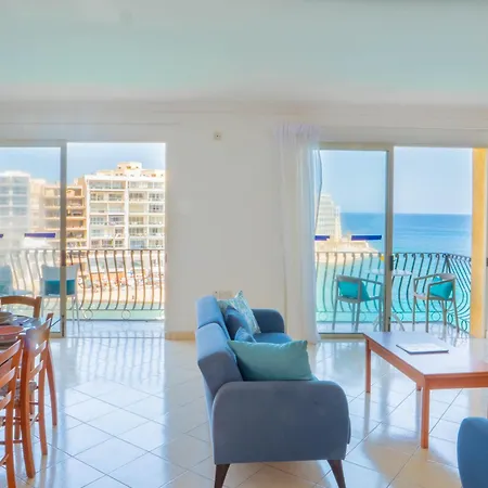 Morina Court - Seaview And Penthouse In St Julians By Shortletsmalta Saint Julian's